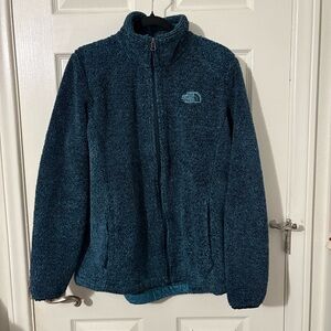 The North Face Jacket Womens XL Teal Osito Fleece Full Zip High Pile Soft Coat